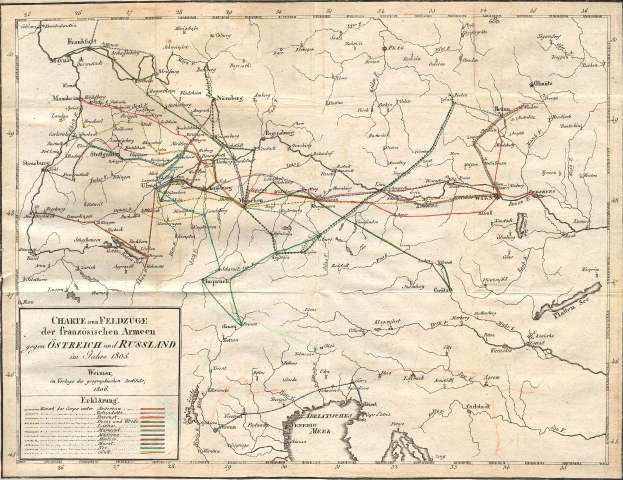 Alte Deutschlandkarte mit schwarzem Rand, detaillierten Straßen und Autobahnen.